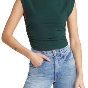 Reformation Forest Green Muscle Tee